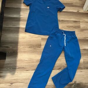 Blue Scrub Set